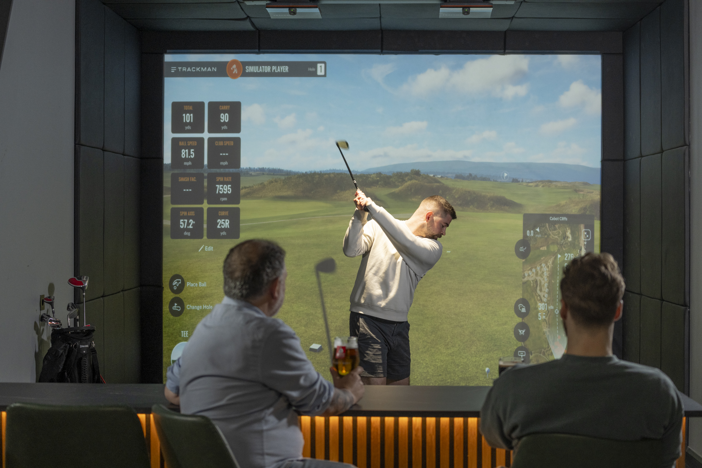 The Manor and Ashbury golf simulator