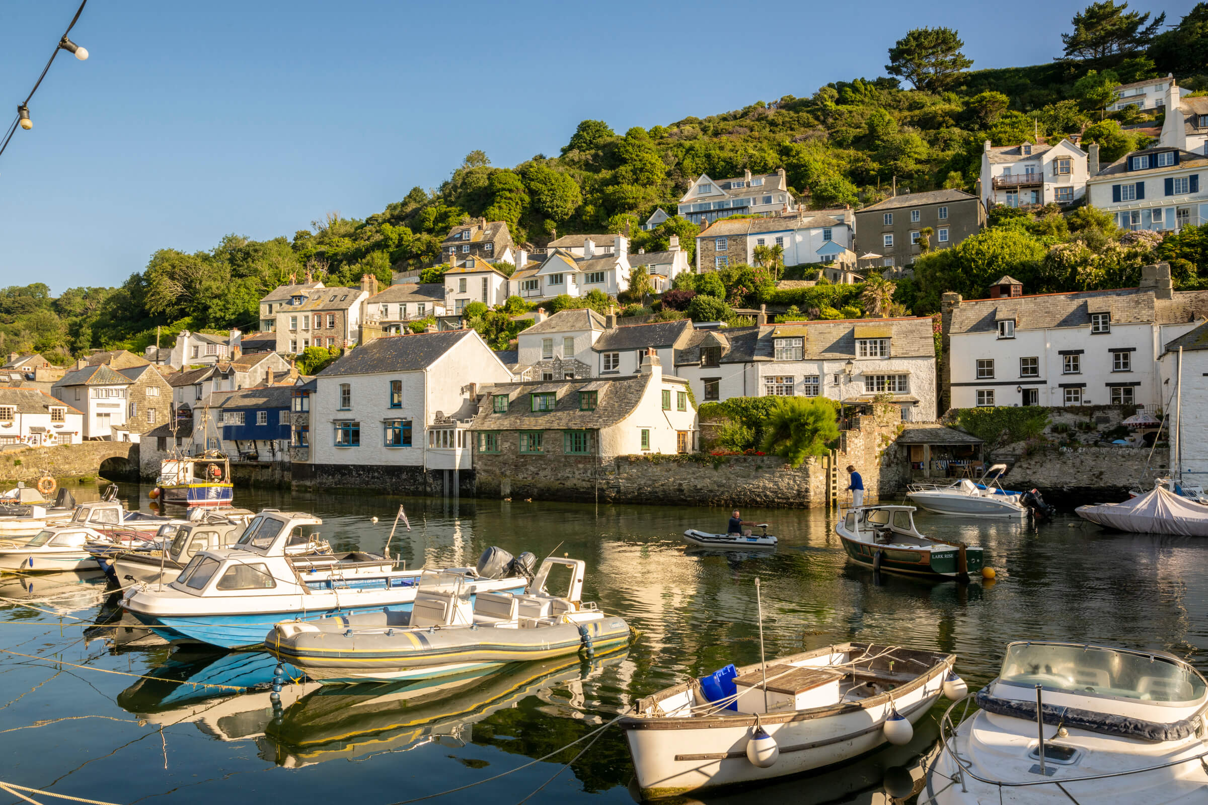 Polperro village in Cornwall